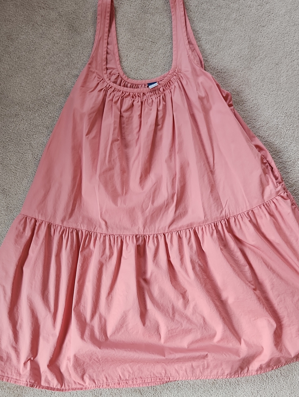 Sleeveless Drop-Waist Swing Mini Dress - Medium